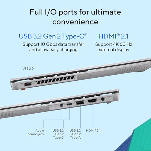 ASUS Vivobook 15 X1504VA 15.6" Full HD Laptop (Intel i5-1335U, 16GB RAM, 1TB PCIe SSD, Windows 11 Home)