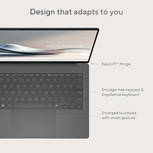 ASUS Zenbook 14 OLED UM3402YA 14.0” 2.8K 400nits 90Hz OLED Laptop (AMD Ryzen 7-7730U, 16GB RAM, 512GB PCIe SSD, Backlit Keyboard, Windows 11 Home)