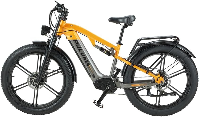 PULUMA PH003 Dual Motor Electric Bike 26-inch Fat Tire Dual Shoulder Fork Adult Electric Bike 48V 20Ah Battery Hydraulic Brakes