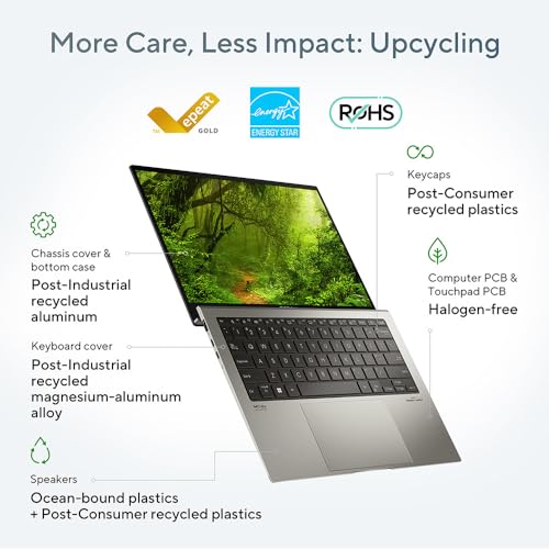 ASUS Zenbook 14 OLED UM3402YA 14.0” 2.8K 400nits 90Hz OLED Laptop (AMD Ryzen 7-7730U, 16GB RAM, 512GB PCIe SSD, Backlit Keyboard, Windows 11 Home)