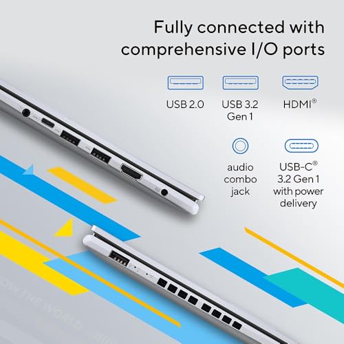 ASUS Vivobook 15 X1504VA 15.6" Full HD Laptop (Intel i5-1335U, 16GB RAM, 1TB PCIe SSD, Windows 11 Home)