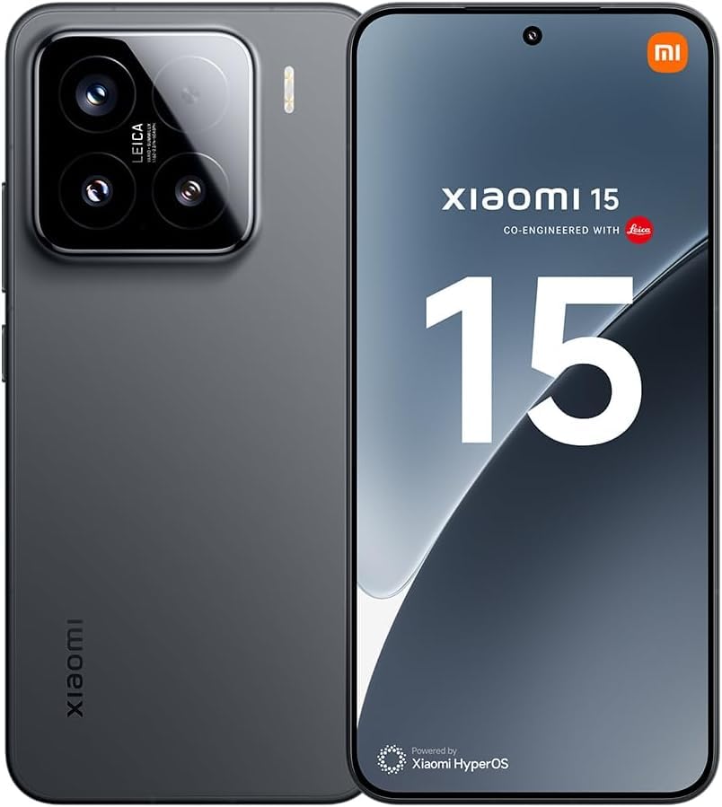 Xiaomi 15 Ultra Smartphone, 16+512GB, Black, 100mm Leica 200MP super telephoto, 5410mAh battery, 90W HyperCharge, HyperAI (No power adapter included)