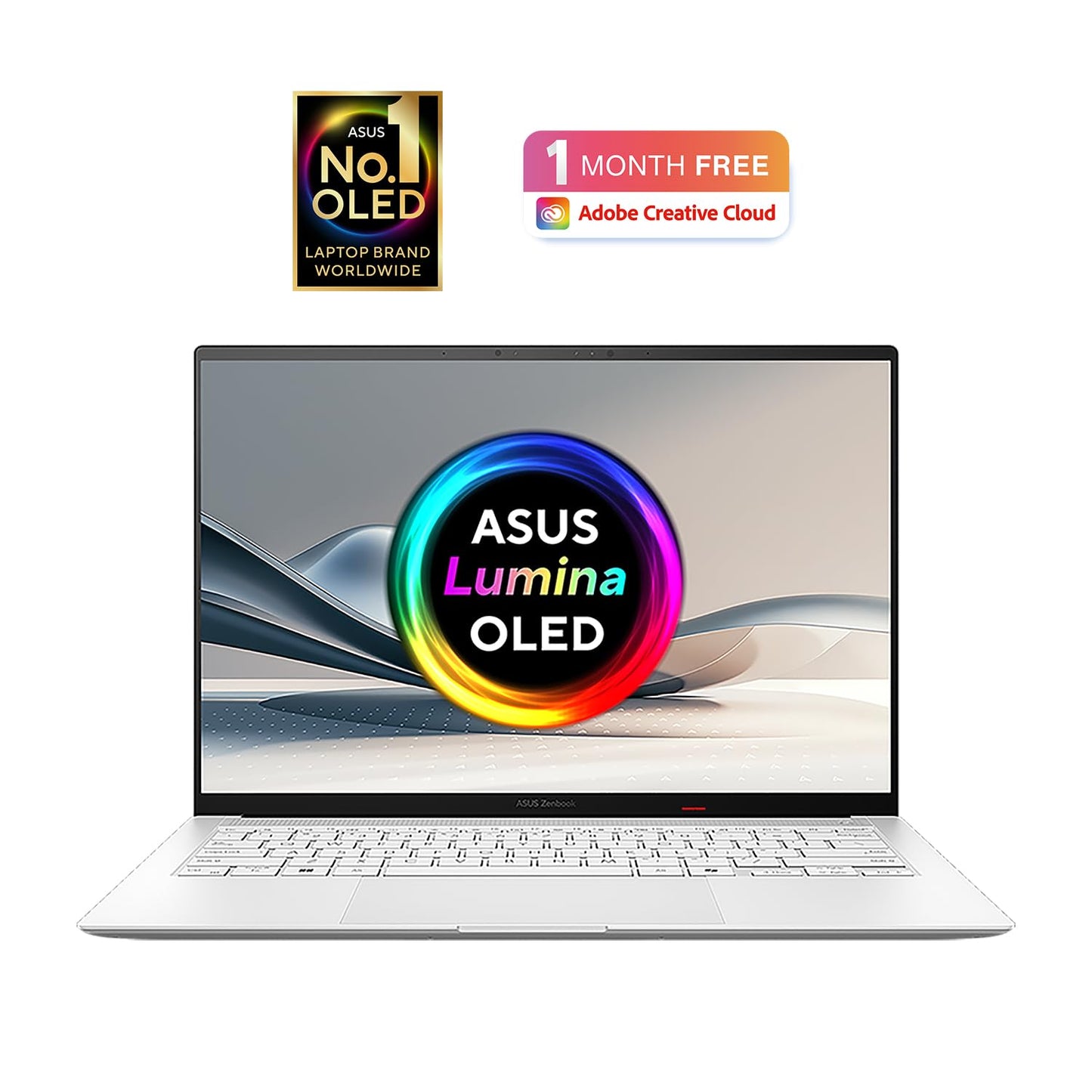 ASUS Zenbook 14 OLED UM3402YA 14.0” 2.8K 400nits 90Hz OLED Laptop (AMD Ryzen 7-7730U, 16GB RAM, 512GB PCIe SSD, Backlit Keyboard, Windows 11 Home)