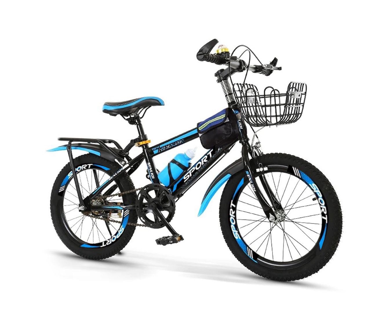 Kids Bike, Unisex Girls Boys Mountain Bike, 22" 24” Bike, Road Bike, Children’s Training Bicycle, Height Adjustable Bike, Sport Bike, Double Break, Tool Kit Included 6 to 12 Year Olds New!