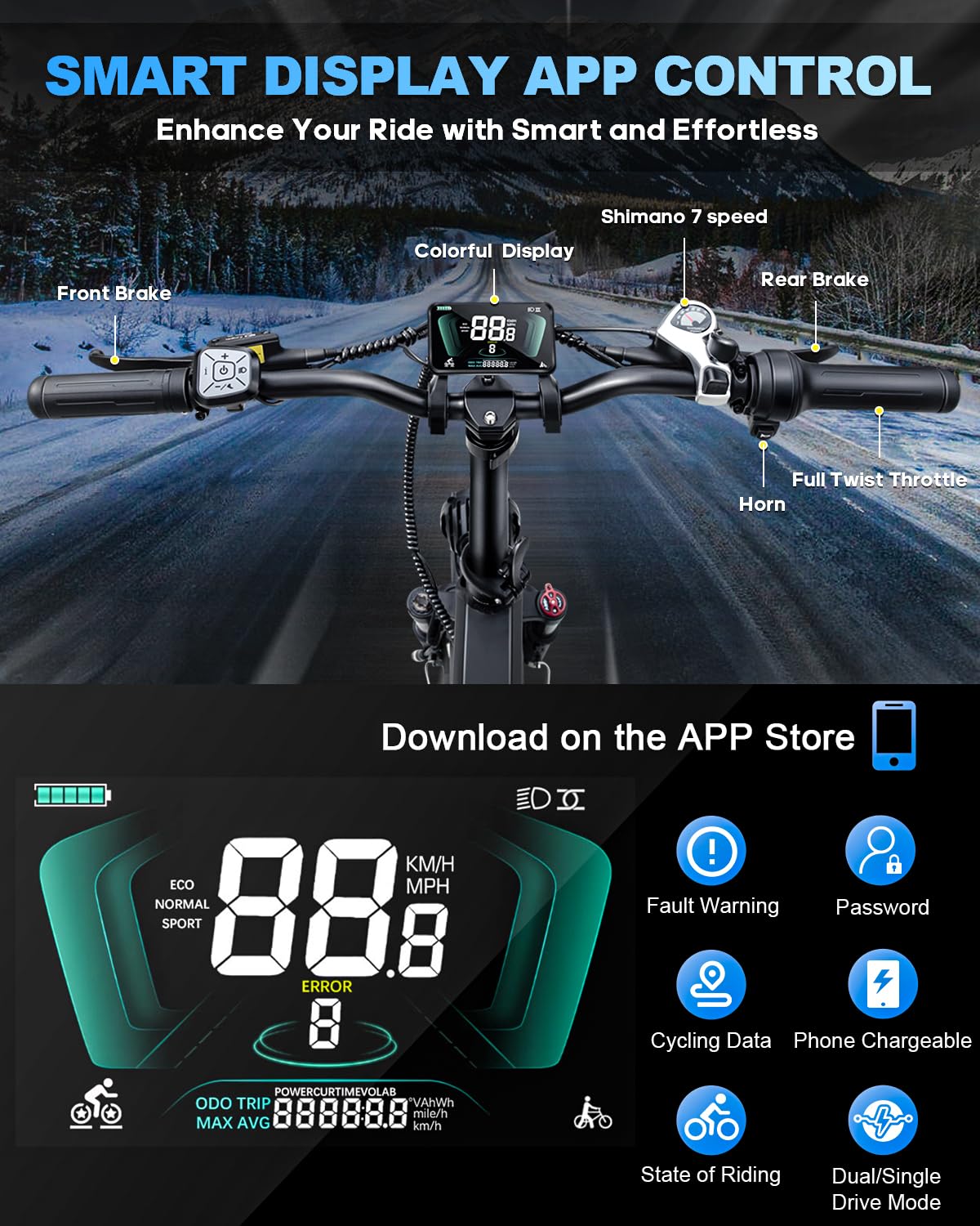 W Wallke H9 Folding Adult Dual Motor Full Suspension Electric Bike Battery 48V 60Ah 20 Inch Fat Tire Electric Bike Hydraulic Brake