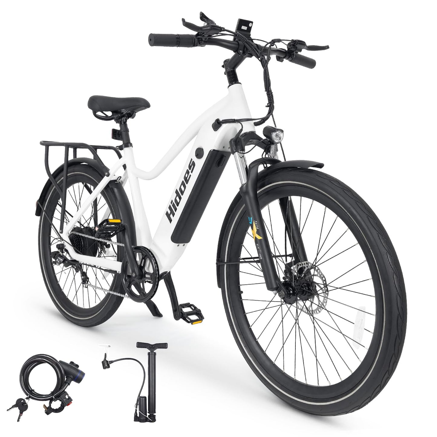 iENYRID E-bike Electric Bike for Adults,13Ah/17Ah Battery 30-90Km Range,250W Motor Hidoes E Bike for Men Women Electric Urban Bike Adults,20"/27.5" Fat Tire Electric Bike 7-Speed