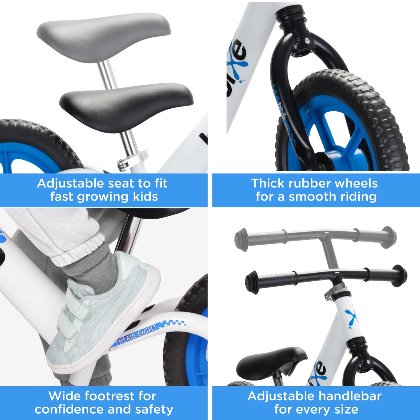 Aluminum Balance Bike for Kids and Toddlers - No Pedal Sport Training Bicycle for Children Ages 3,4,5 …