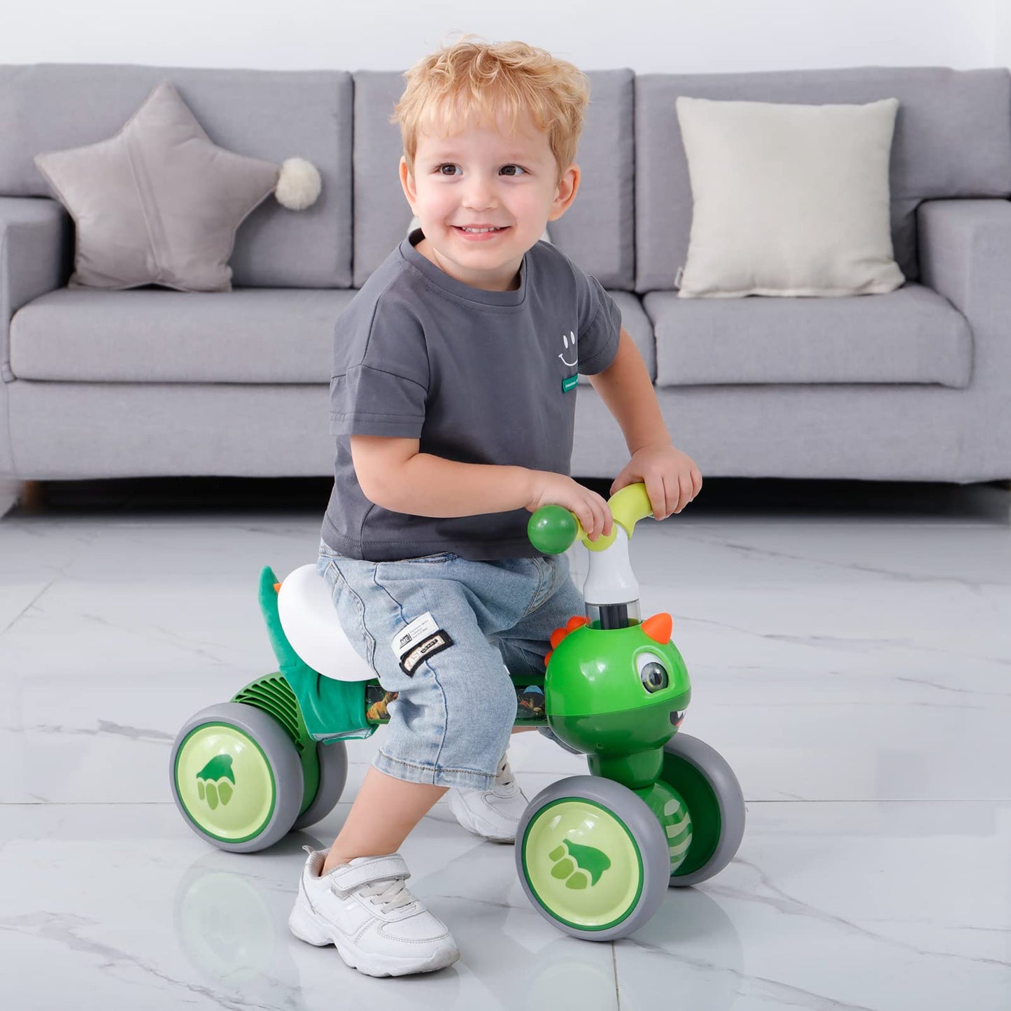 XIAPIA Baby Balance Bike 1 2 3 Years Old Boys Girls Toddler Ride on Toys for 1 Year Old Baby Trike Garden toys 1 st Birthday Gift for Girls Boys Bike Walker No Pedals (Panda)