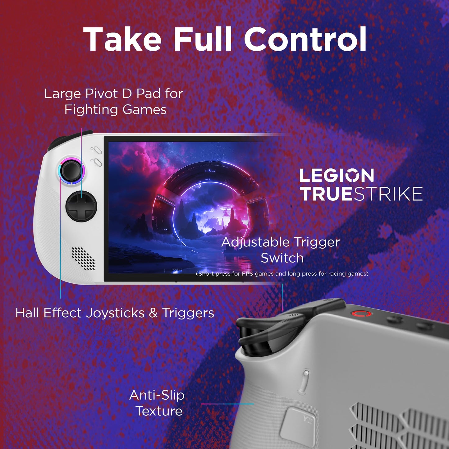 Lenovo Legion Go Handheld Gaming Console | 8.8 inch 2K Display | Detachable Controllers | AMD Ryzen Z1 Extreme | 16GB RAM | 512GB SSD | Windows 11 Home | 3 Months Xbox Games Pass
