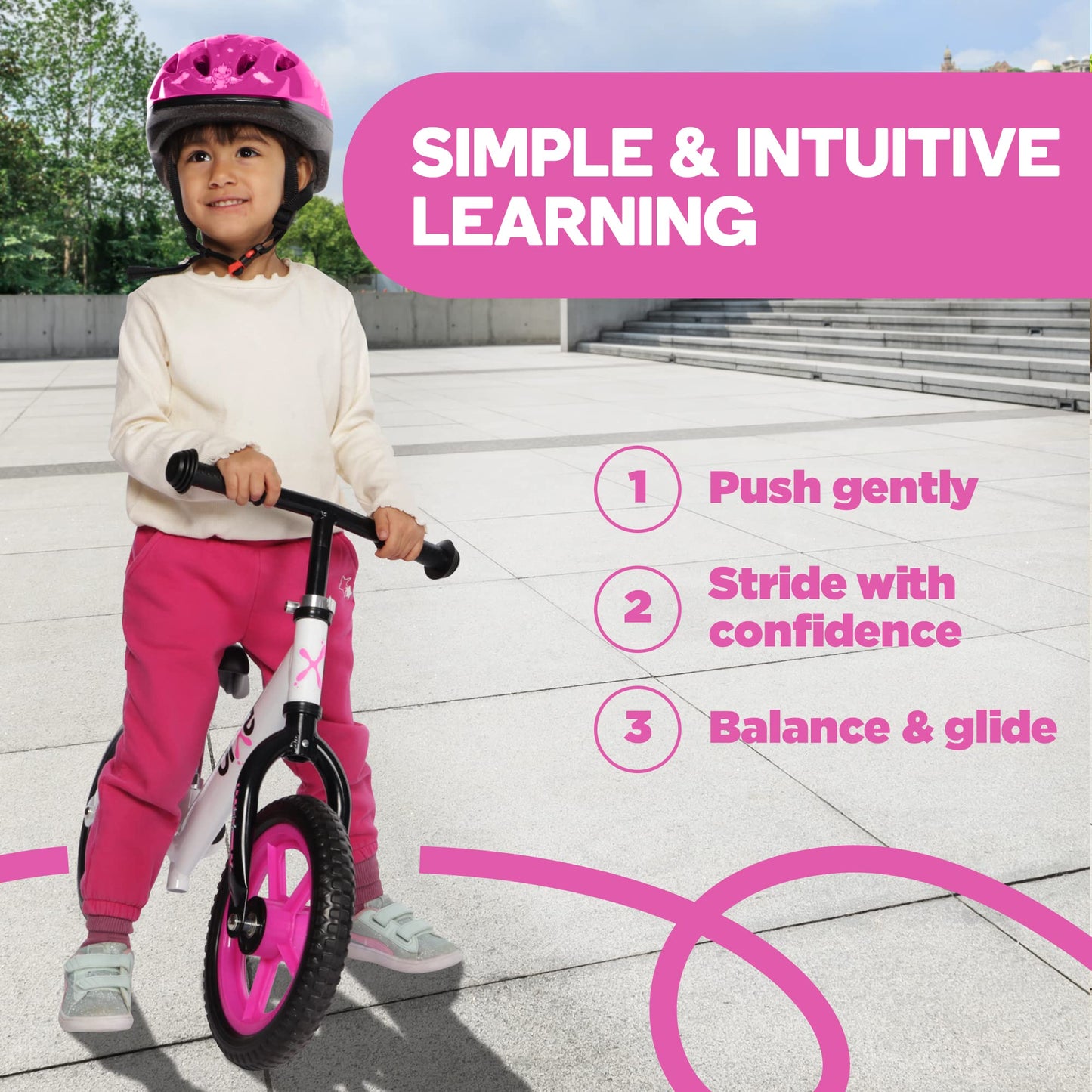 Aluminum Balance Bike for Kids and Toddlers - No Pedal Sport Training Bicycle for Children Ages 3,4,5 …