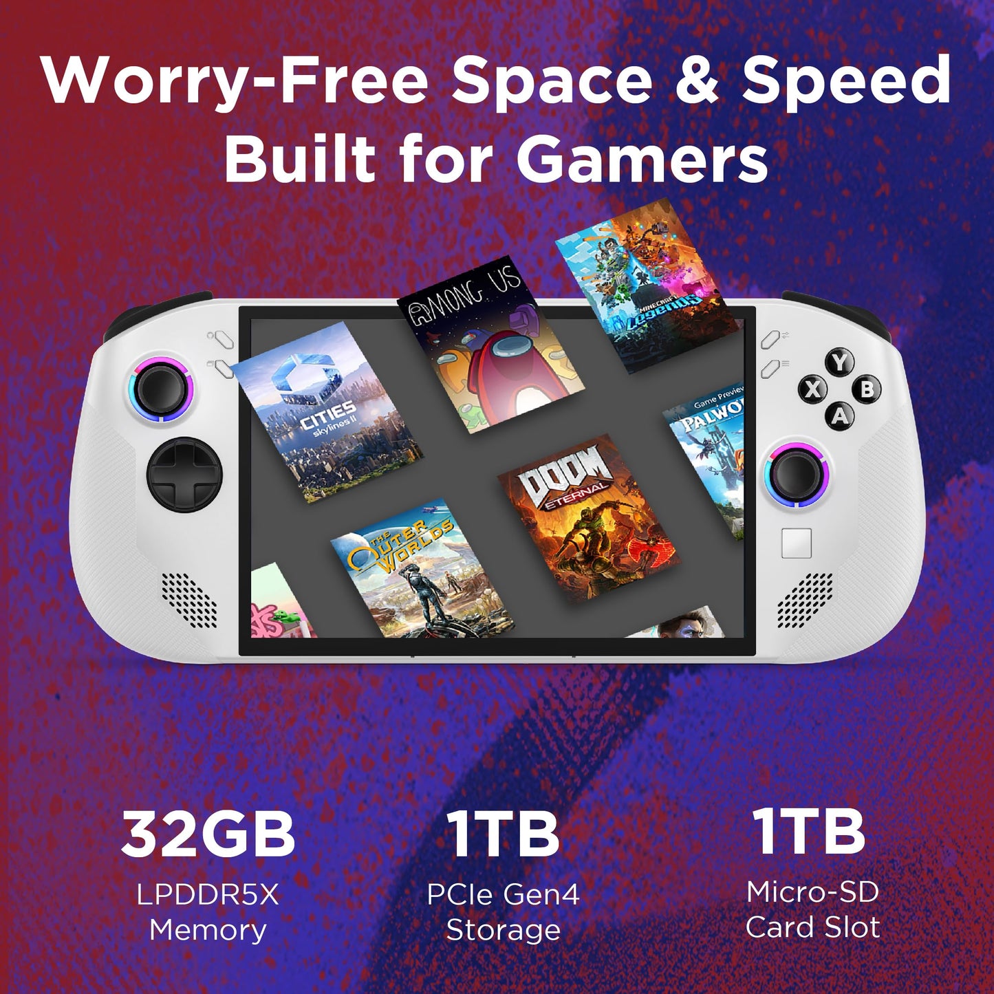 Lenovo Legion Go Handheld Gaming Console | 8.8 inch 2K Display | Detachable Controllers | AMD Ryzen Z1 Extreme | 16GB RAM | 512GB SSD | Windows 11 Home | 3 Months Xbox Games Pass