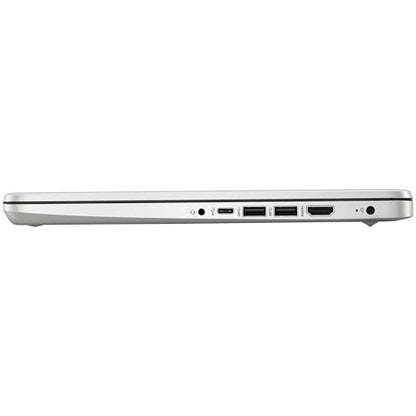 HP 14" Laptop, Intel Core i3-1215U Processor, 8 GB RAM, 256 GB SSD, Intel UHD Graphics, FHD Display, Up to 8hrs battery, Win 11, Dual Speakers, Natural Silver, 14s-dq5003sa