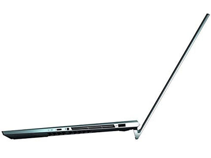 ASUS ZenBook Pro Duo UX581 15.6” 4K UHD NanoEdge Bezel Touch, Intel Core i7-9750H, 16GB RAM, 1TB PCIe SSD, GeForce RTX 2060, Innovative ScreenPad Plus, Windows 10 Pro - UX581GV-XB74T, Celestial Blue