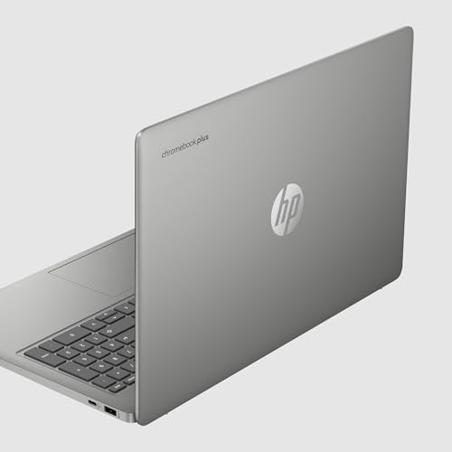 HP Chromebook 14" | Intel Processor N100 Processor| 4 GB RAM | 128 GB Flash Storage | Intel UHD Graphics | HD Display | Up to 12hrs battery | Chrome OS | Dual Speakers | Glacier Silver | 14a-nf0002sa