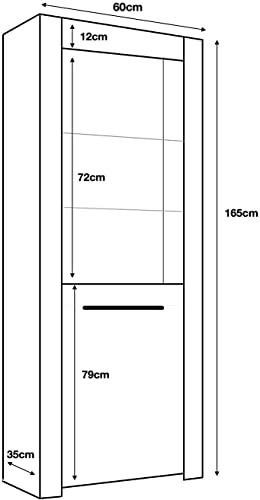 High Gloss & Matt Grey Living Room Set TV Stand Display Cabinets MilanoG White LED Lights