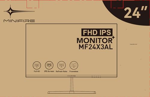24 inch Curved Gaming Monitor 180Hz, 1ms, 130% sRGB, With Speakers, HDR, FreeSync, 300cd/m², VA, FHD 1080P, Frameless, HDMI1.4 DP1.2 Ports (MFG24C1 HDMI included)