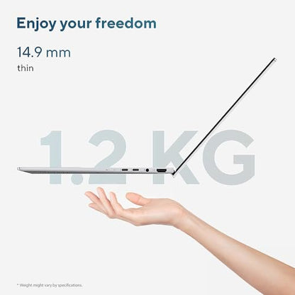 ASUS Zenbook 14 OLED UM3402YA 14.0” 2.8K 400nits 90Hz OLED Laptop (AMD Ryzen 7-7730U, 16GB RAM, 512GB PCIe SSD, Backlit Keyboard, Windows 11 Home)