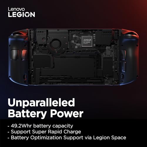Lenovo Legion Go Handheld Gaming Console | 8.8 inch 2K Display | Detachable Controllers | AMD Ryzen Z1 Extreme | 16GB RAM | 512GB SSD | Windows 11 Home | 3 Months Xbox Games Pass