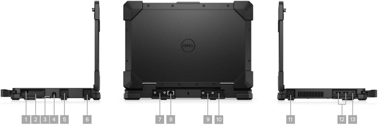 Dell Latitude Rugged Extreme 7330 Laptop (2022) | 13.3" FHD Touch | Core i5-512GB SSD - 8GB RAM | 4-Core at 4.4GHz - 11th Gen Win 11 Pro CPU (Renewed)