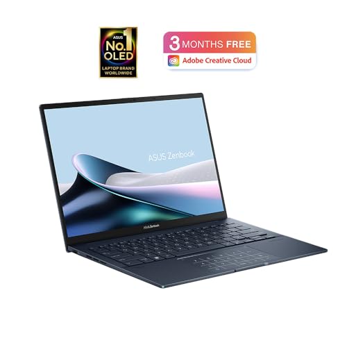 ASUS Zenbook 14 OLED UM3402YA 14.0” 2.8K 400nits 90Hz OLED Laptop (AMD Ryzen 7-7730U, 16GB RAM, 512GB PCIe SSD, Backlit Keyboard, Windows 11 Home)