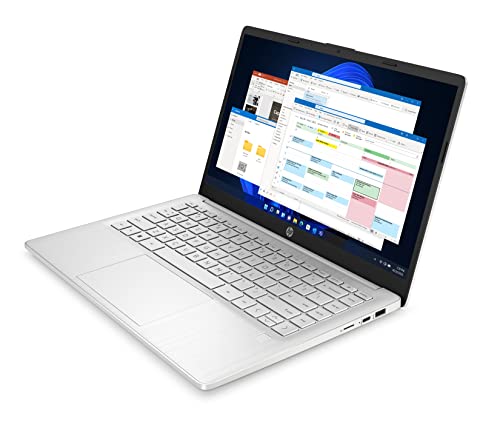 HP 14" Laptop, Intel Core i3-1215U Processor, 8 GB RAM, 256 GB SSD, Intel UHD Graphics, FHD Display, Up to 8hrs battery, Win 11, Dual Speakers, Natural Silver, 14s-dq5003sa