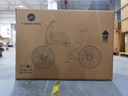 ADO Air 20S Folding E-Bike, 20" Electric Bike, Ultra Light Weight 18.5 KG Electric Bicycle, Carbon Belt/Adjustable Shock Absorption/LCD Display/ Disc Brakes/APP Intelligent(Shock Absorption Version)