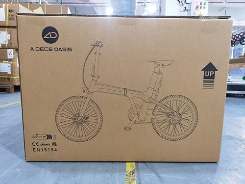 ADO Air 20S Folding E-Bike, 20" Electric Bike, Ultra Light Weight 18.5 KG Electric Bicycle, Carbon Belt/Adjustable Shock Absorption/LCD Display/ Disc Brakes/APP Intelligent(Shock Absorption Version)