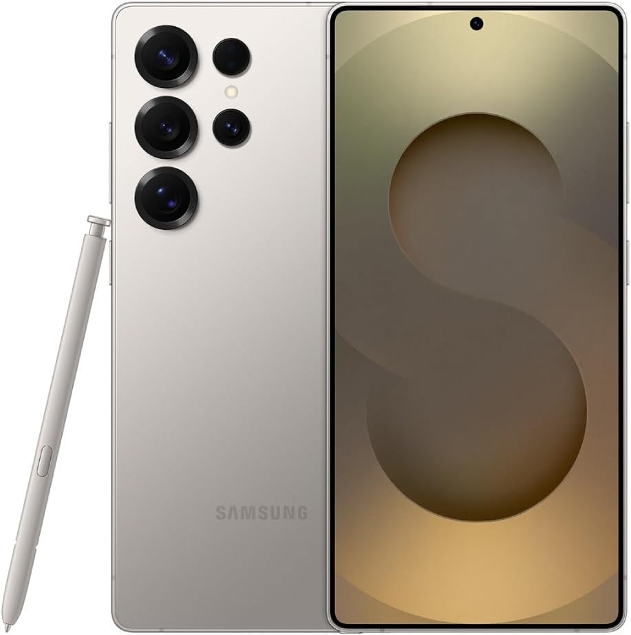Samsung Galaxy S25 Ultra 5G (2025) 1TB Storage + 12GB RAM SM-S938B Qualcomm Snapdragon 8 Elite SIM Free Factory Unlocked Android 15 Smartphone (Titanium Grey) (Renewed)