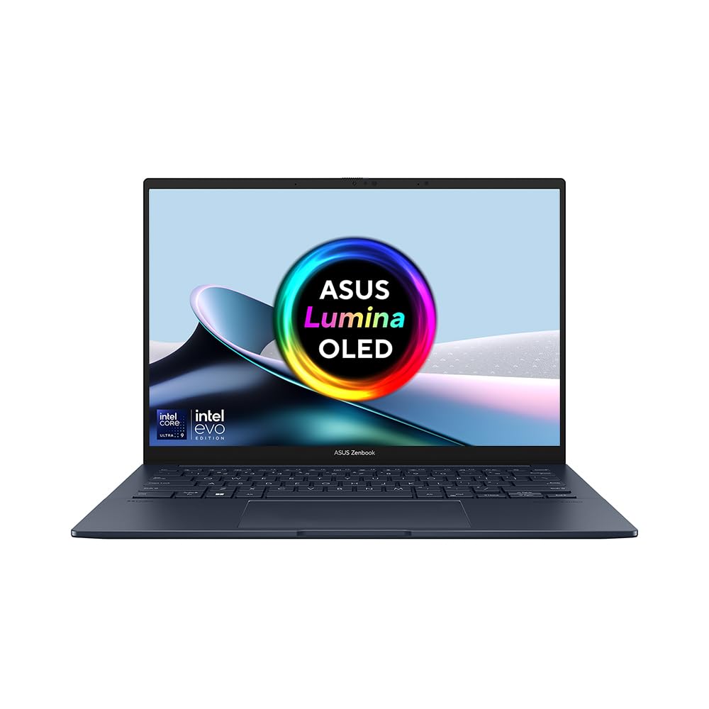 ASUS Zenbook 14 OLED UM3402YA 14.0” 2.8K 400nits 90Hz OLED Laptop (AMD Ryzen 7-7730U, 16GB RAM, 512GB PCIe SSD, Backlit Keyboard, Windows 11 Home)