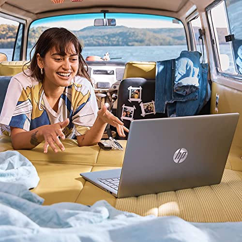 HP 14" Laptop, Intel Core i3-1215U Processor, 8 GB RAM, 256 GB SSD, Intel UHD Graphics, FHD Display, Up to 8hrs battery, Win 11, Dual Speakers, Natural Silver, 14s-dq5003sa