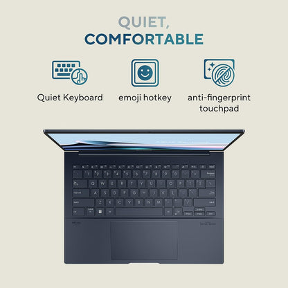 ASUS Zenbook 14 OLED UM3402YA 14.0” 2.8K 400nits 90Hz OLED Laptop (AMD Ryzen 7-7730U, 16GB RAM, 512GB PCIe SSD, Backlit Keyboard, Windows 11 Home)