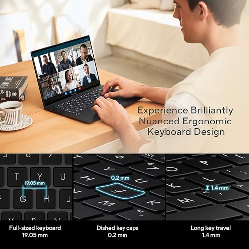 ASUS Zenbook 14 OLED UM3402YA 14.0” 2.8K 400nits 90Hz OLED Laptop (AMD Ryzen 7-7730U, 16GB RAM, 512GB PCIe SSD, Backlit Keyboard, Windows 11 Home)