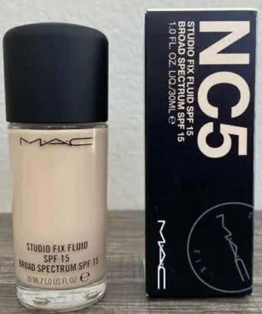 MAC, Studio Fix Fluid SPF 15 Foundation - NC 5, 30 ml