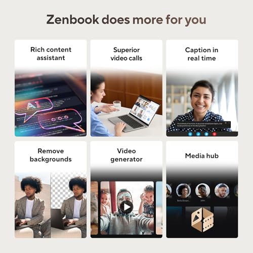 ASUS Zenbook 14 OLED UM3402YA 14.0” 2.8K 400nits 90Hz OLED Laptop (AMD Ryzen 7-7730U, 16GB RAM, 512GB PCIe SSD, Backlit Keyboard, Windows 11 Home)