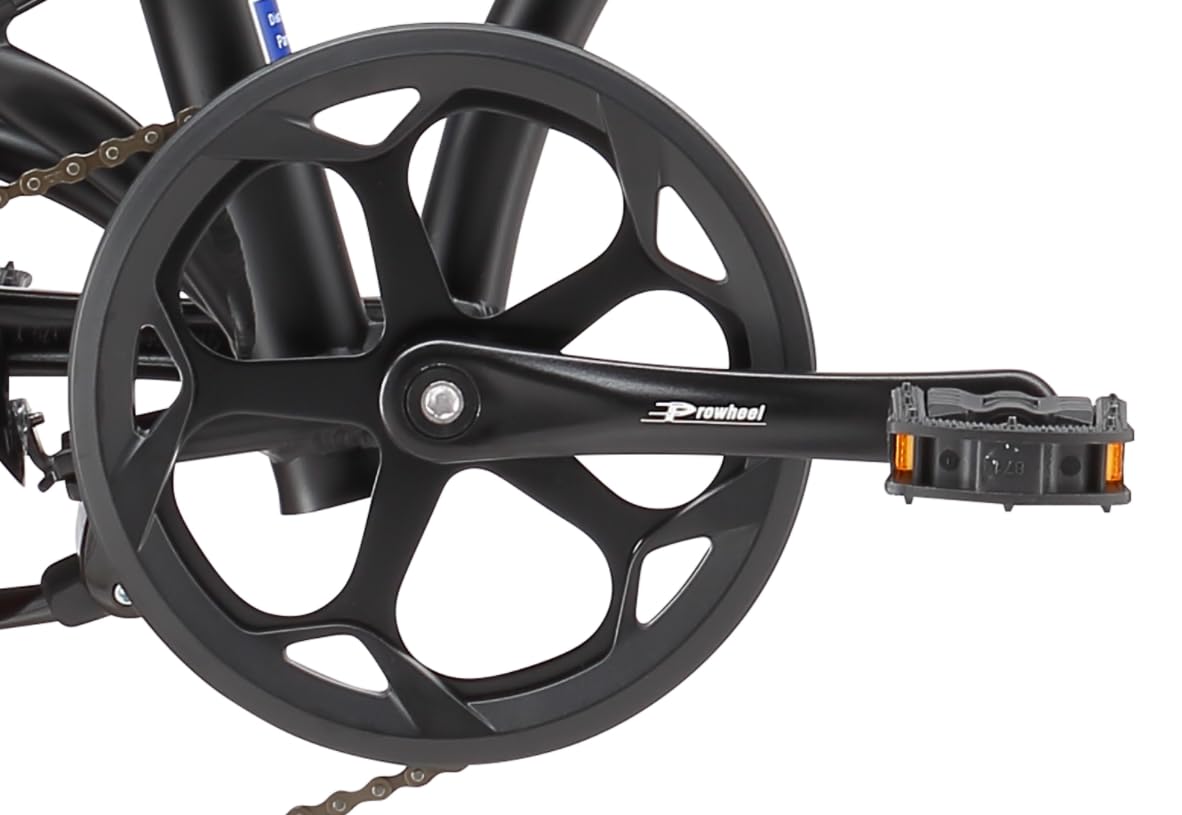 ECOSMO 20" Lightweight Alloy Folding City Bicycle Bike, 12kg, Made with 7 SP SHIMANO Gears, Small fold up size - 20AF09