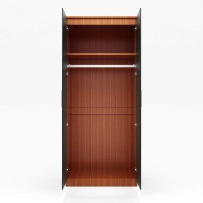 ELEGANT 3 Pieces Bedroom Furniture Sets High Gloss Soft Close Wardrobe with Mirror + 4 Storage Drawer Chest of Drawers Bedside Cabinet, Black and Set