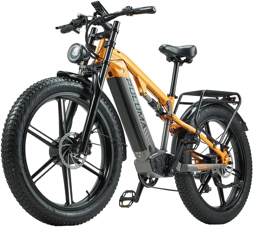 PULUMA PH003 Dual Motor Electric Bike 26-inch Fat Tire Dual Shoulder Fork Adult Electric Bike 48V 20Ah Battery Hydraulic Brakes