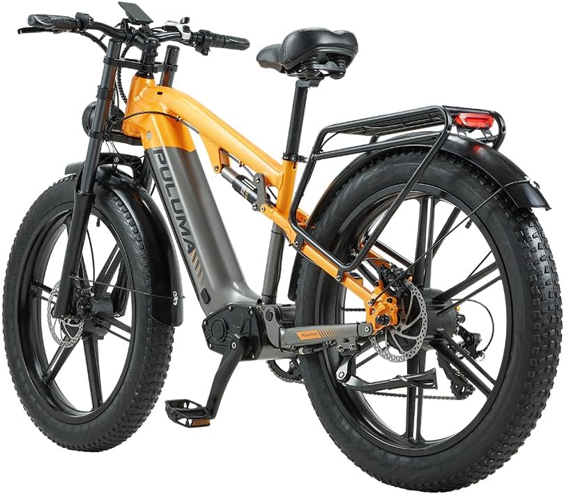 PULUMA PH003 Dual Motor Electric Bike 26-inch Fat Tire Dual Shoulder Fork Adult Electric Bike 48V 20Ah Battery Hydraulic Brakes