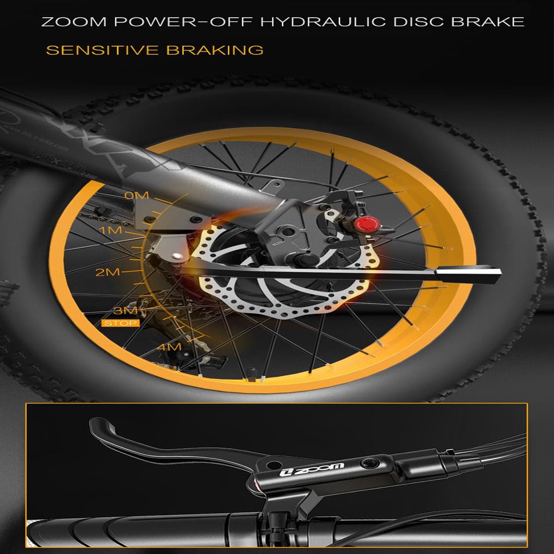 LANKELEISI X3000Plus folding electric mountain bike, 20 * 4 tires, 17.5AH battery, full shock absorption.