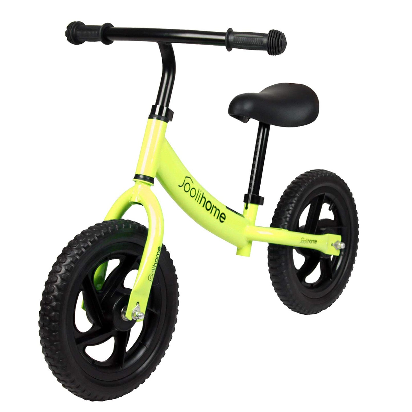 12" Balance Bike Carbon Steel Frame No Pedal Walking Balance Bike Training Bicycle for Kids and Toddlers 2- to 6 Years Old