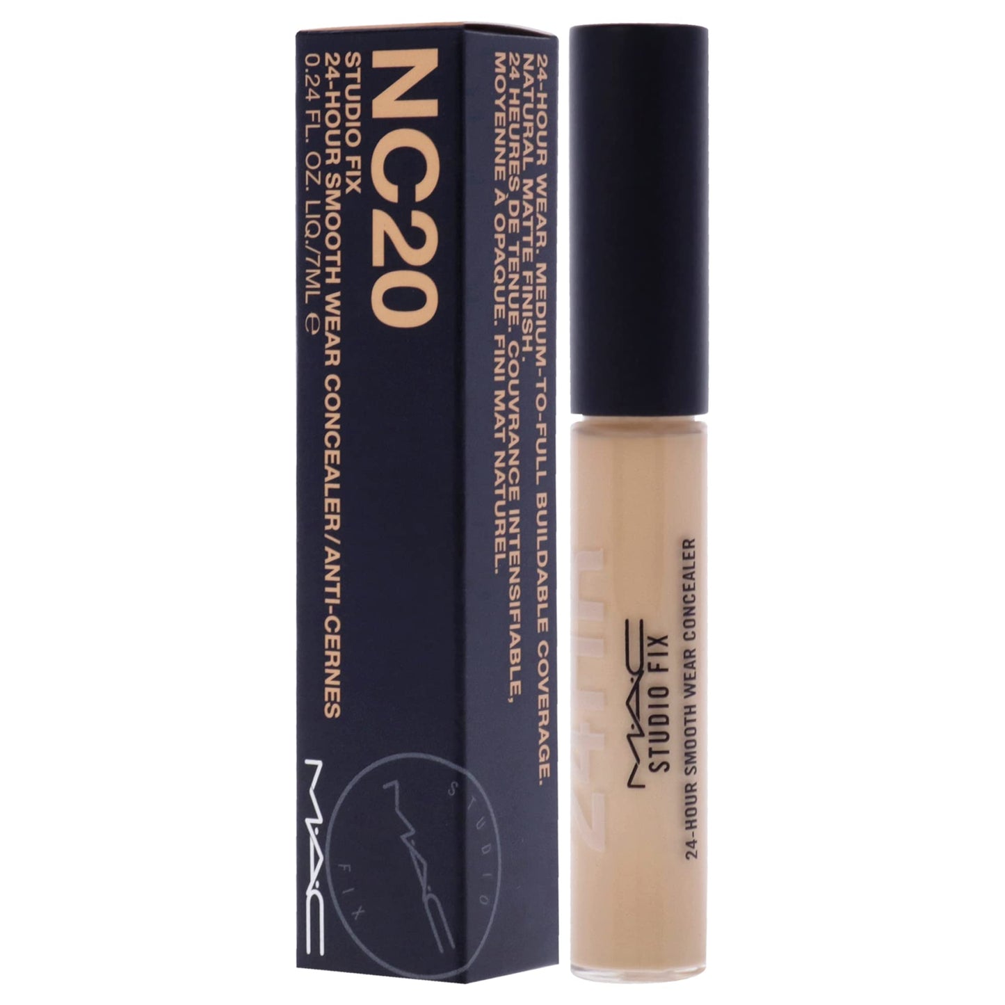 Studio Fix 24-Hour Smooth Wear Concealer - NW40 by MAC for Women - 0.24 oz Concealer