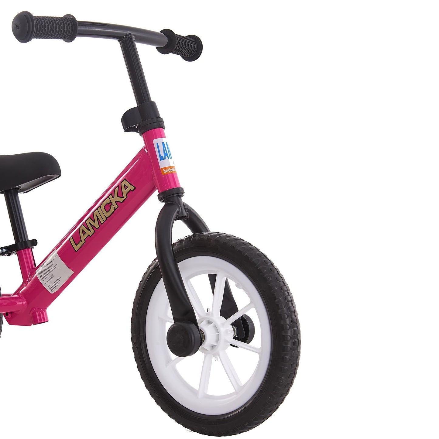 BSTSEL 12" Balance Bike For 2-6 Years Old Stride Walking Bike, With Adjustable Handlebar And Seat Wheel With Light No Pedal Training Bicycle Flat-Free Tires