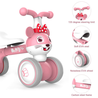 XIAPIA Baby Balance Bike 1 2 3 Years Old Boys Girls Toddler Ride on Toys for 1 Year Old Baby Trike Garden toys 1 st Birthday Gift for Girls Boys Bike Walker No Pedals (Panda)