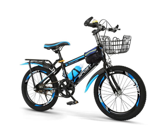 Kids Bike, Unisex Girls Boys Mountain Bike, 22" 24” Bike, Road Bike, Children’s Training Bicycle, Height Adjustable Bike, Sport Bike, Double Break, Tool Kit Included 6 to 12 Year Olds New!