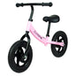 12" Balance Bike Carbon Steel Frame No Pedal Walking Balance Bike Training Bicycle for Kids and Toddlers 2- to 6 Years Old