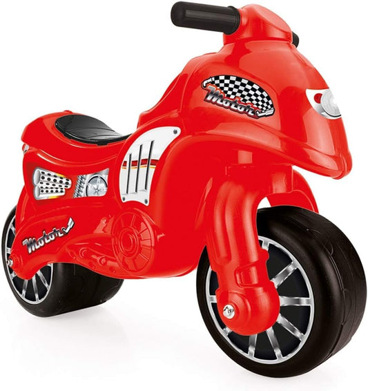Dolu Toddler Push Powered Motorcycle Indoor and Outdoor Ride On Balance Kids Play Toy Bike with Handlebars and 2 Large Rubber Wheels, 70 x 26.5 x 49 cm; 3 Kilograms, wheel size: ‎12 Inches, Red