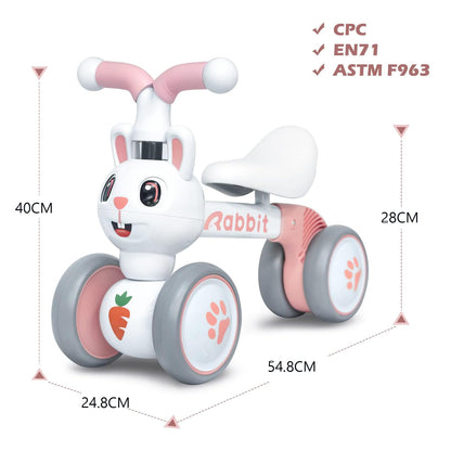 XIAPIA Baby Balance Bike 1 2 3 Years Old Boys Girls Toddler Ride on Toys for 1 Year Old Baby Trike Garden toys 1 st Birthday Gift for Girls Boys Bike Walker No Pedals (Panda)