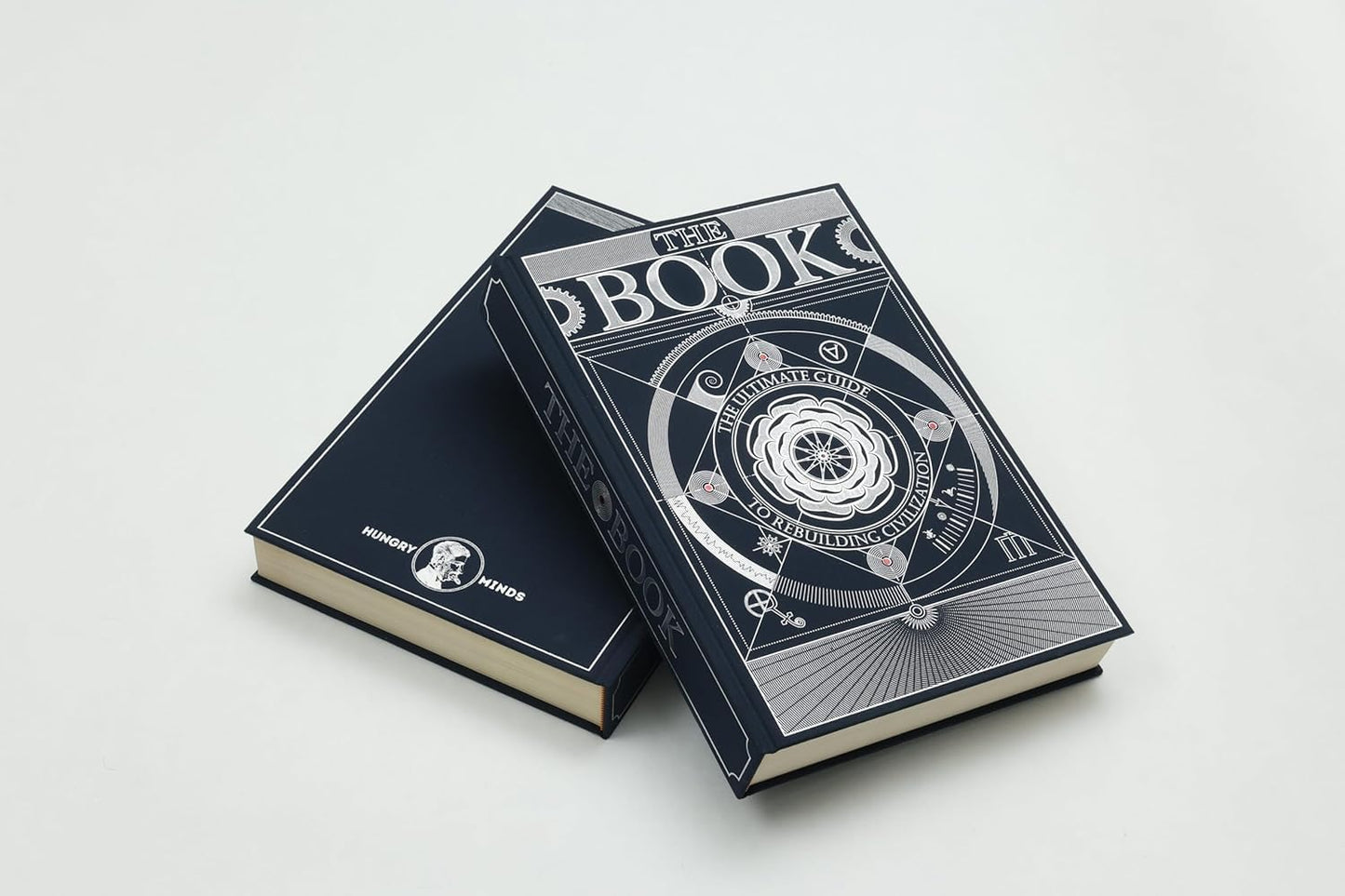 The Book. The Ultimate Guide to Rebuilding a Civilization - Inspirational Science Books for Adults - Unique Artifact - Knowledge Encyclopedia with Over 400 Pages of Detailed & Catchy Illustrations