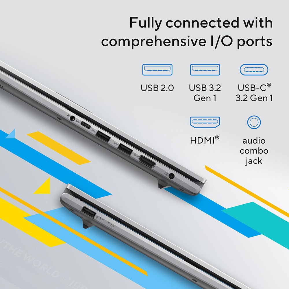ASUS Vivobook 15 X1504VA 15.6" Full HD Laptop (Intel i5-1335U, 16GB RAM, 1TB PCIe SSD, Windows 11 Home)