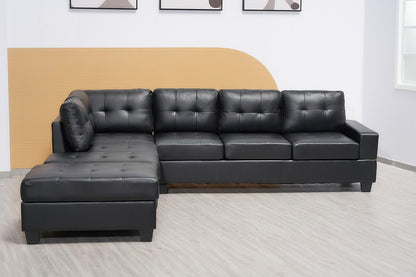 Western Grey Fabric Corner Sofa suite With Drop Down Cup Holder And Ottoman for livingrooms -Cheap sofas & couches-3020 (Grey Fabric, Right Hand Side)